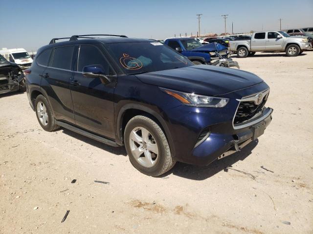 TOYOTA HIGHLANDER 2020 with VIN 5TDCZRAH8LS020977 - Photo from auction