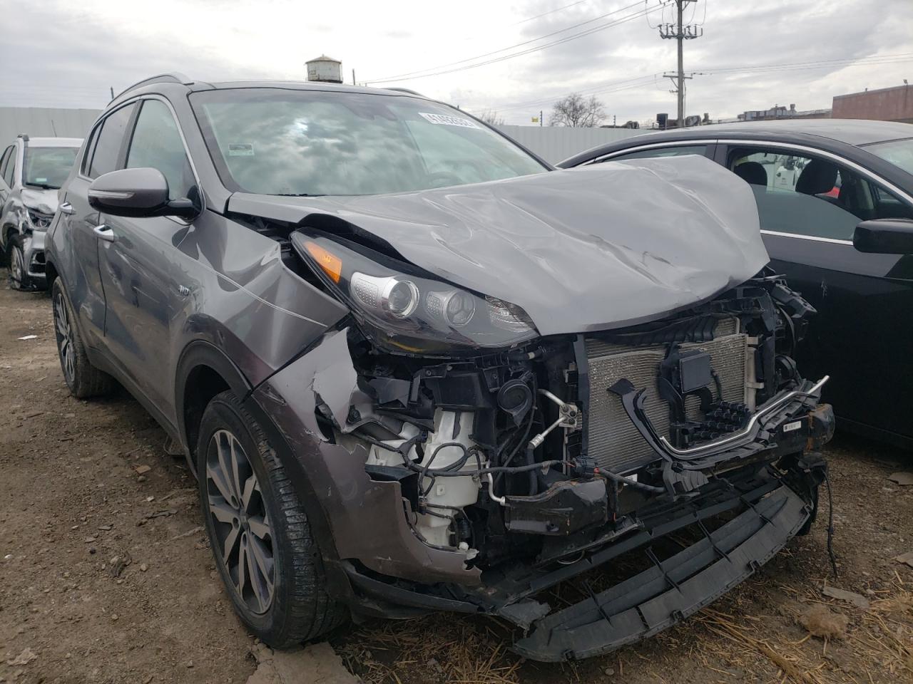 KIA SPORTAGE E 2017 with VIN KNDPNCAC8H7205062 - Photo from auction
