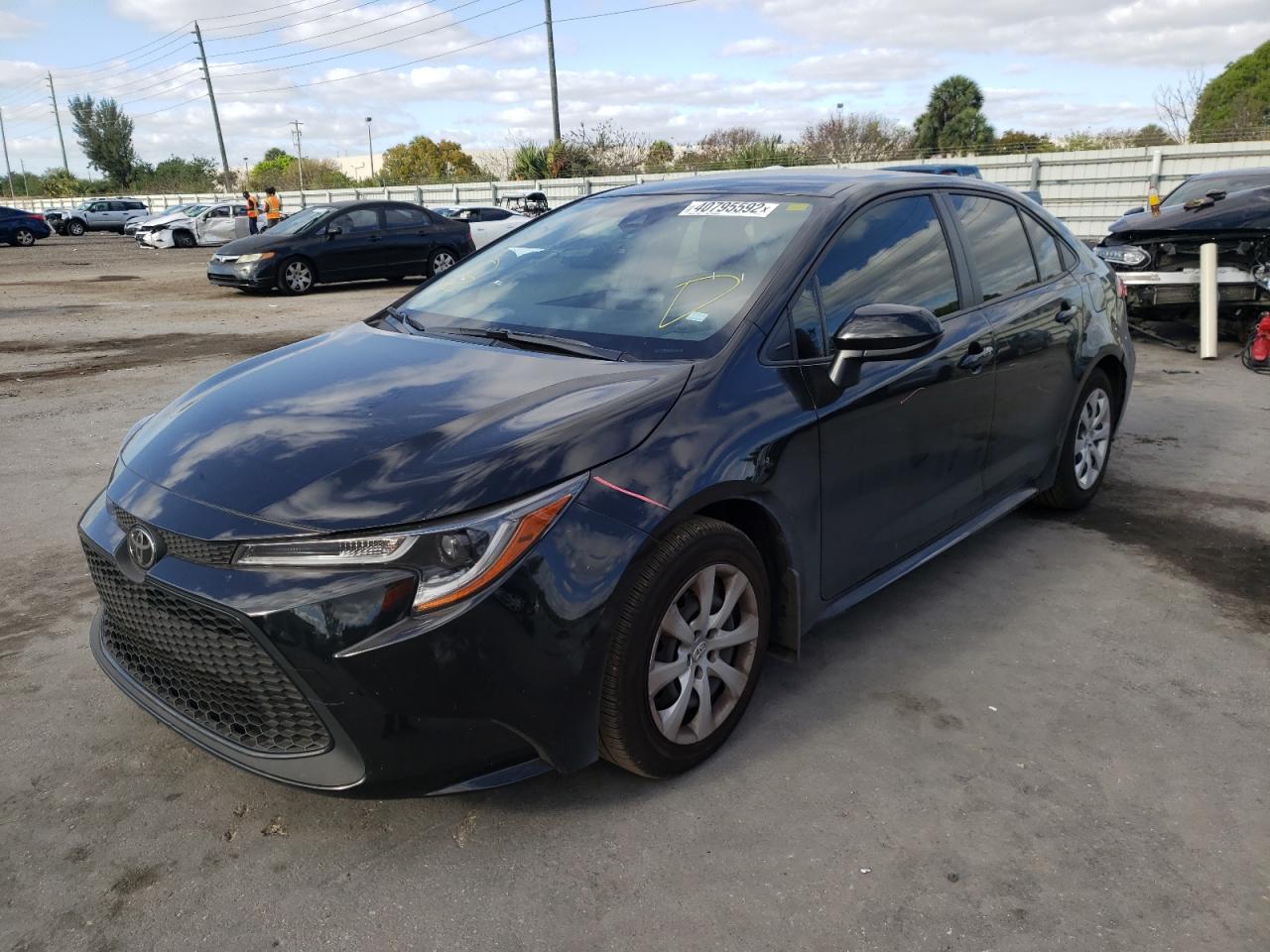 Photo 2 from auction – 2022 TOYOTA COROLLA LE with VIN JTDEPMAE5NJ193606