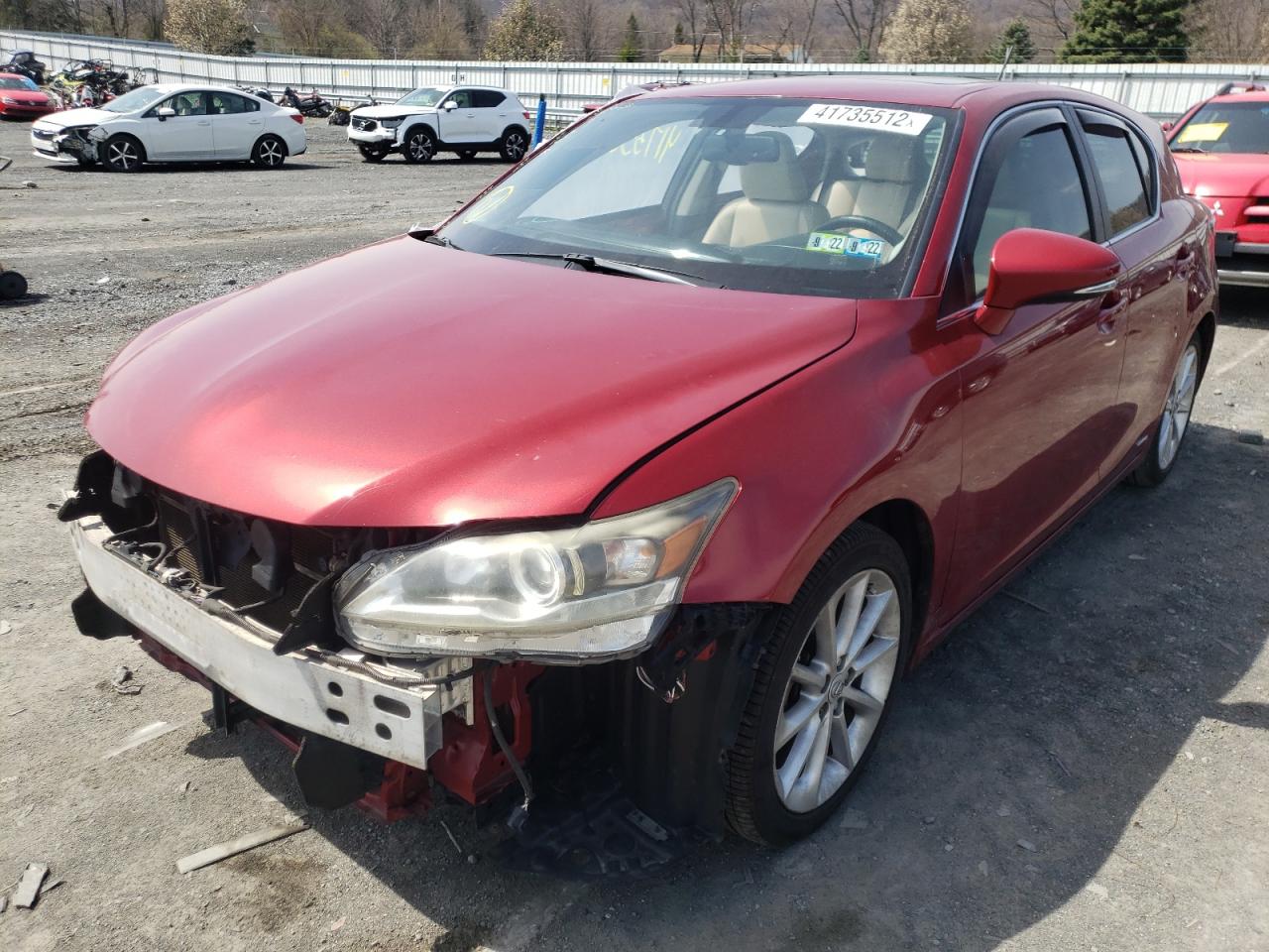 Photo 2 from auction – 2011 LEXUS CT 200 with VIN JTHKD5BH5B2033966