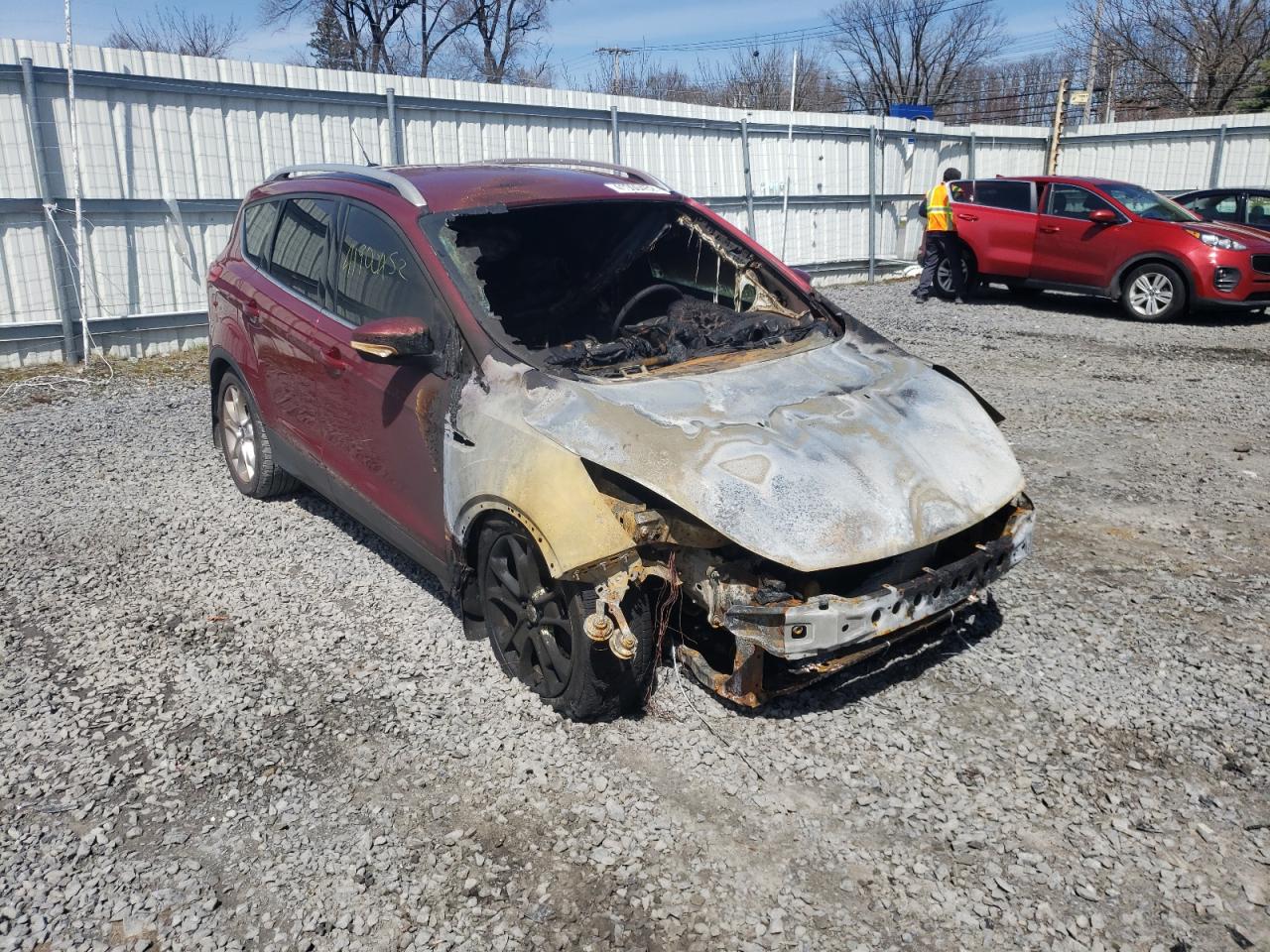 FORD ESCAPE TIT 2014 with VIN 1FMCU9JXXEUC18752 - Photo from auction