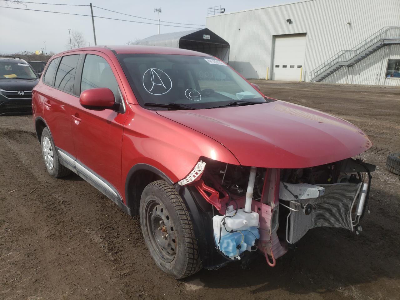 MITSUBISHI OUTLANDER 2018 with VIN JA4AZ2A32JZ606695 - Photo from auction