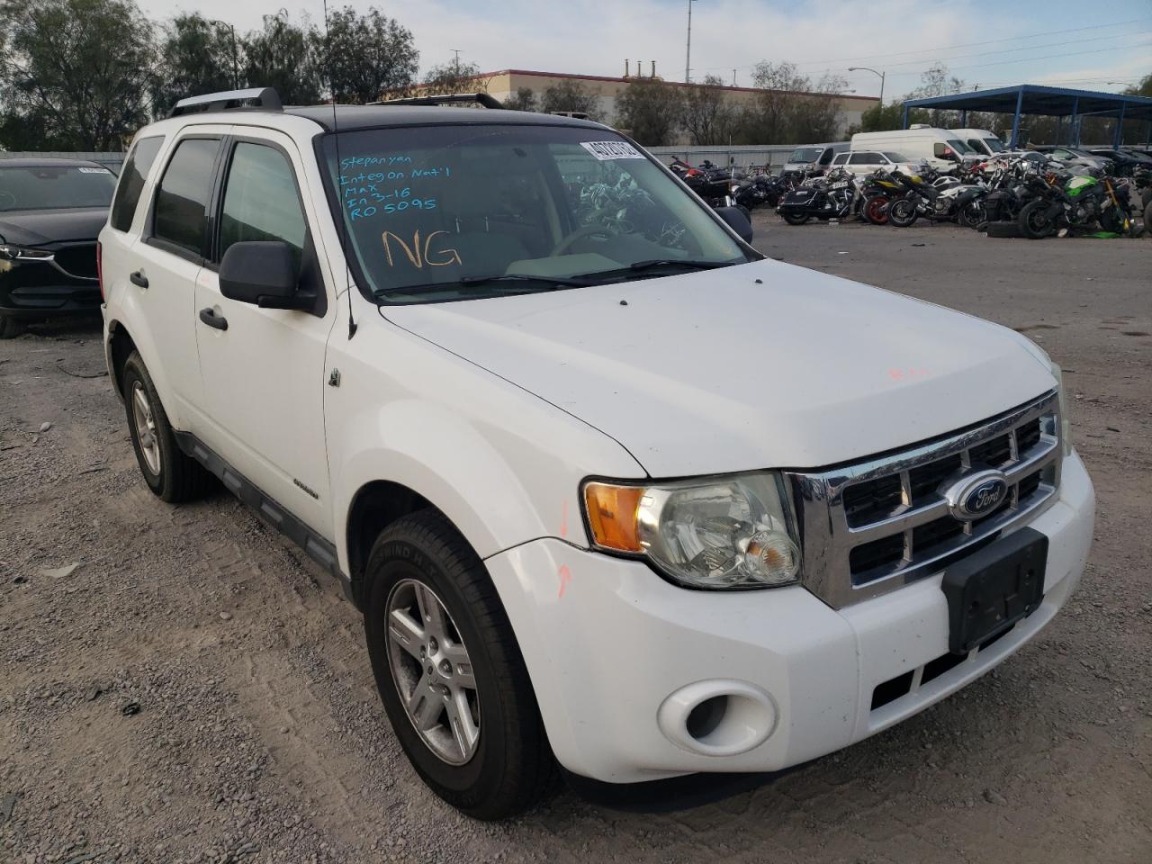 Photo 1 from auction – 2008 FORD ESCAPE HEV with VIN 1FMCU59H78KA75796