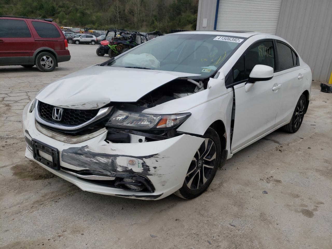 Photo 2 from auction – 2013 HONDA CIVIC EXL with VIN 19XFB2F95DE042411