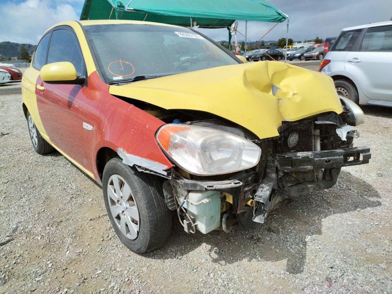 HYUNDAI ACCENT BLU 2010 with VIN KMHCM3AC4AU171187 - Photo from auction