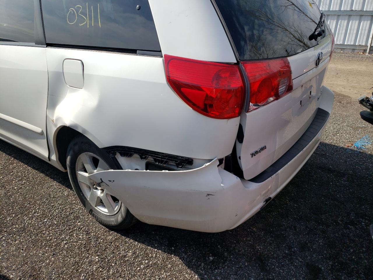 Photo 9 from auction – 2008 TOYOTA SIENNA CE with VIN 5TDZK23CX8S191521