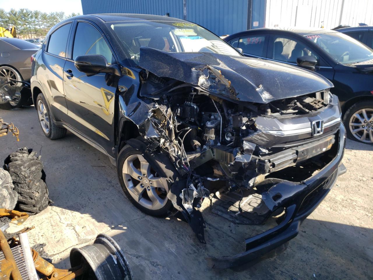 HONDA HR-V EX 2017 with VIN 3CZRU5H55HM722141 - Photo from auction