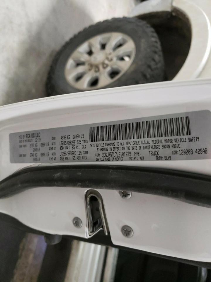 Photo 10 from auction – 2020 RAM 2500 LIMIT with VIN 3C6UR5TL7LG101229
