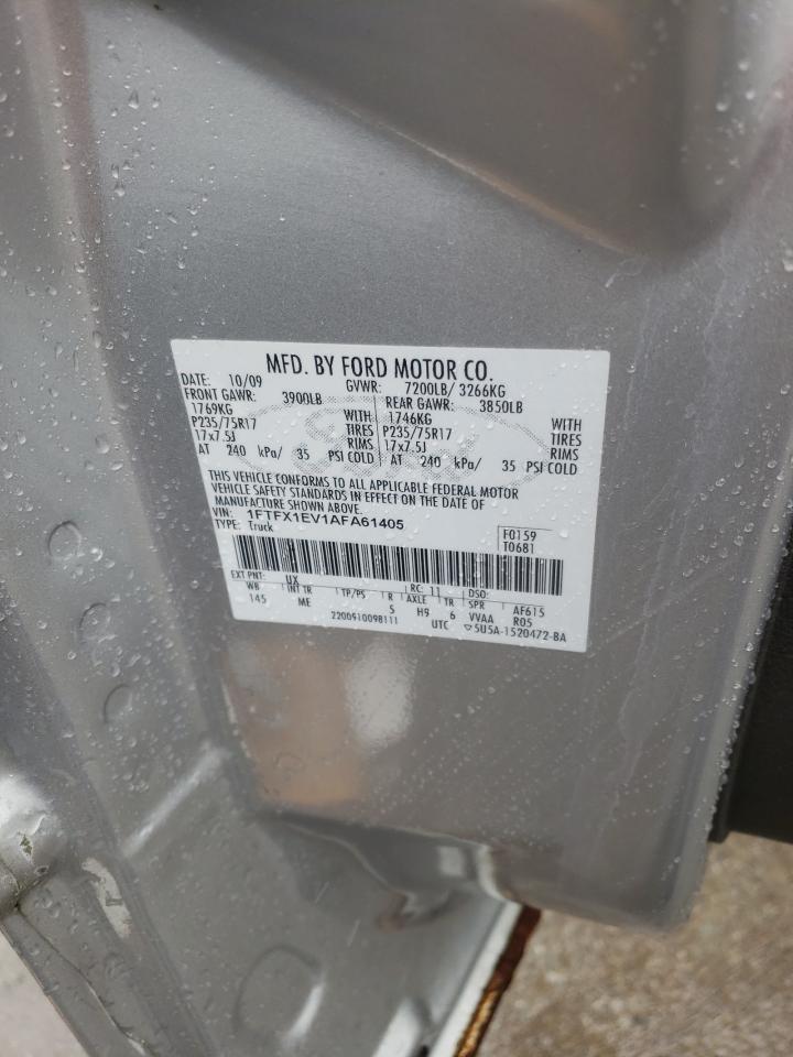 Photo 10 from auction – 2010 FORD F150 SUPER with VIN 1FTFX1EV1AFA61405