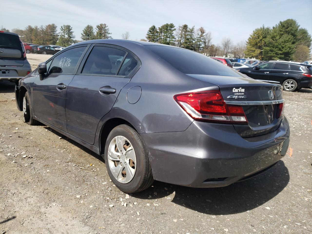 Photo 3 from auction – 2014 HONDA CIVIC LX with VIN 19XFB2F53EE234022
