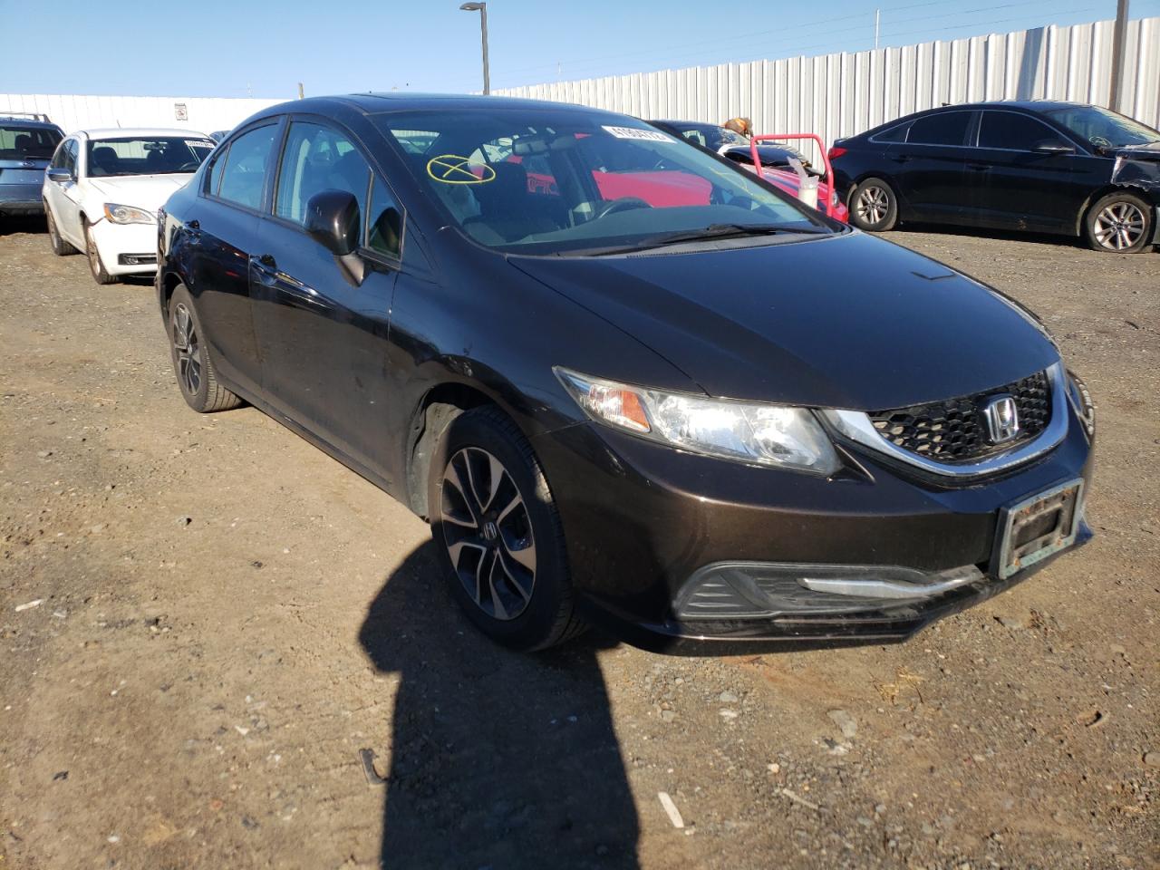 HONDA CIVIC EX 2013 with VIN 19XFB2F80DE243656 - Photo from auction