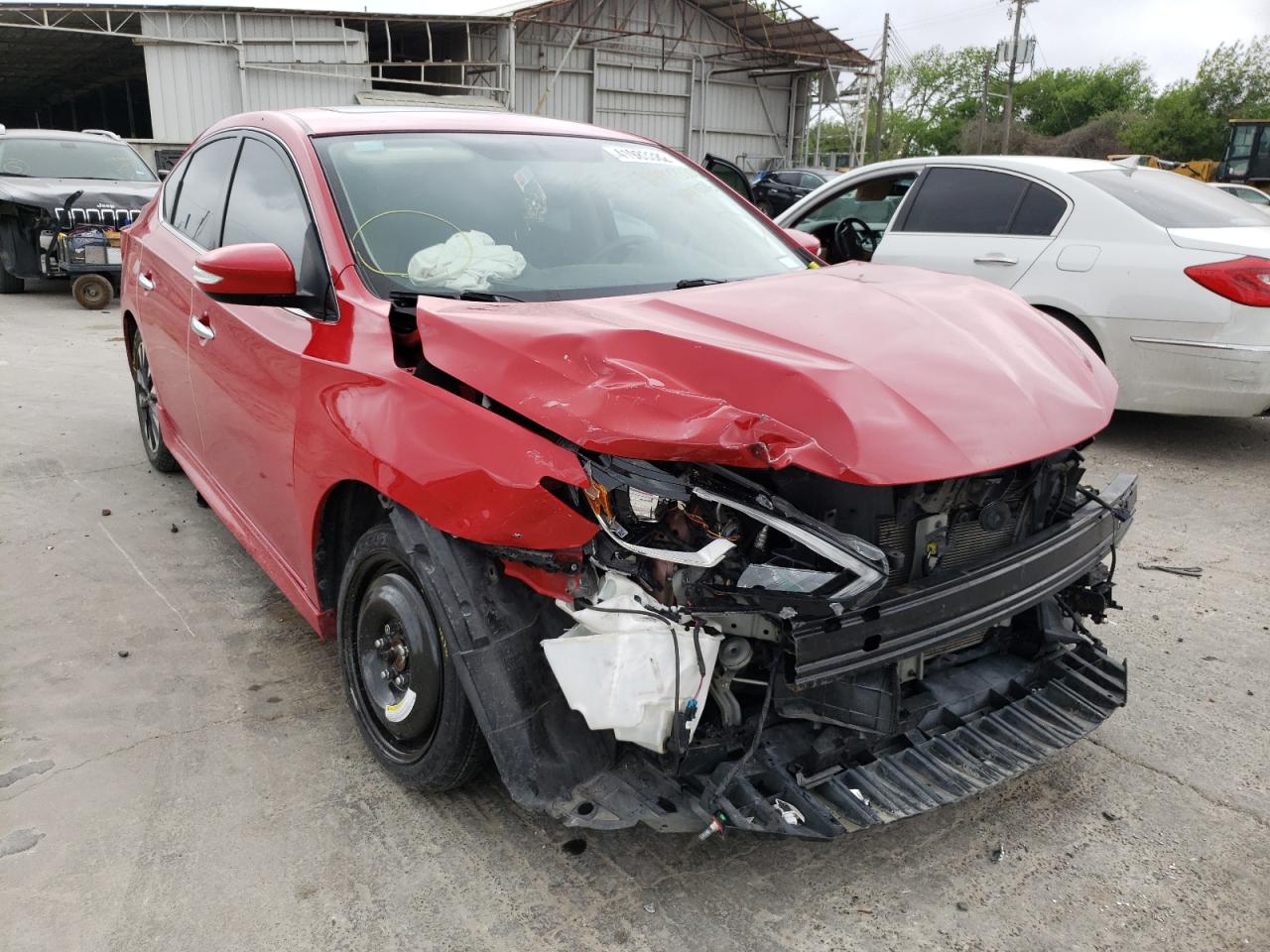 NISSAN SENTRA S 2017 with VIN 3N1AB7AP9HY344076 - Photo from auction