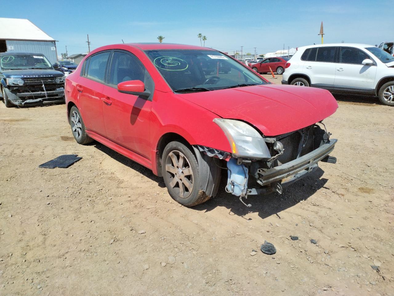 NISSAN SENTRA 2.0 2012 with VIN 3N1AB6APXCL649232 - Photo from auction