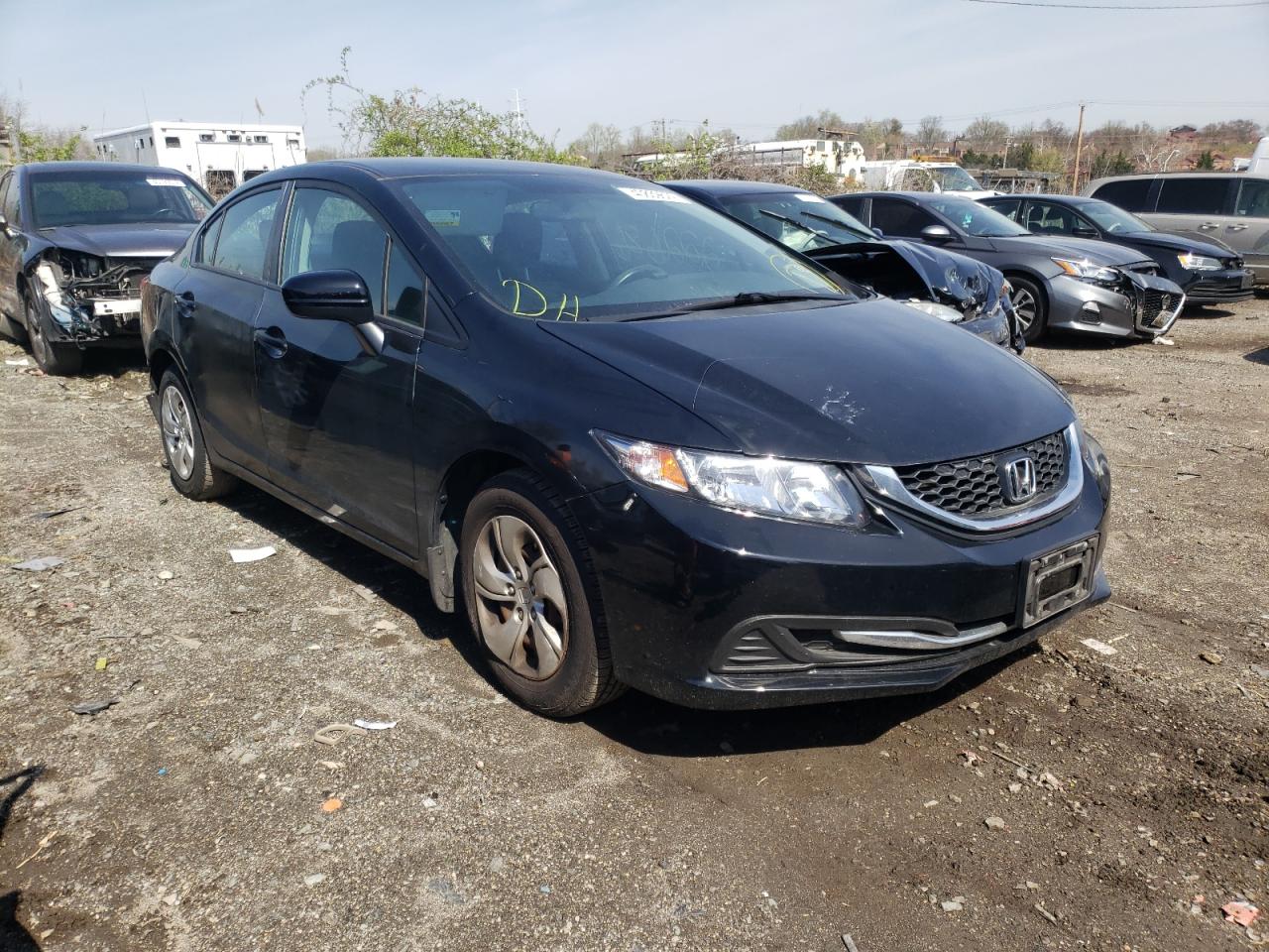 Photo 1 from auction – 2015 HONDA CIVIC LX with VIN 19XFB2F51FE258241