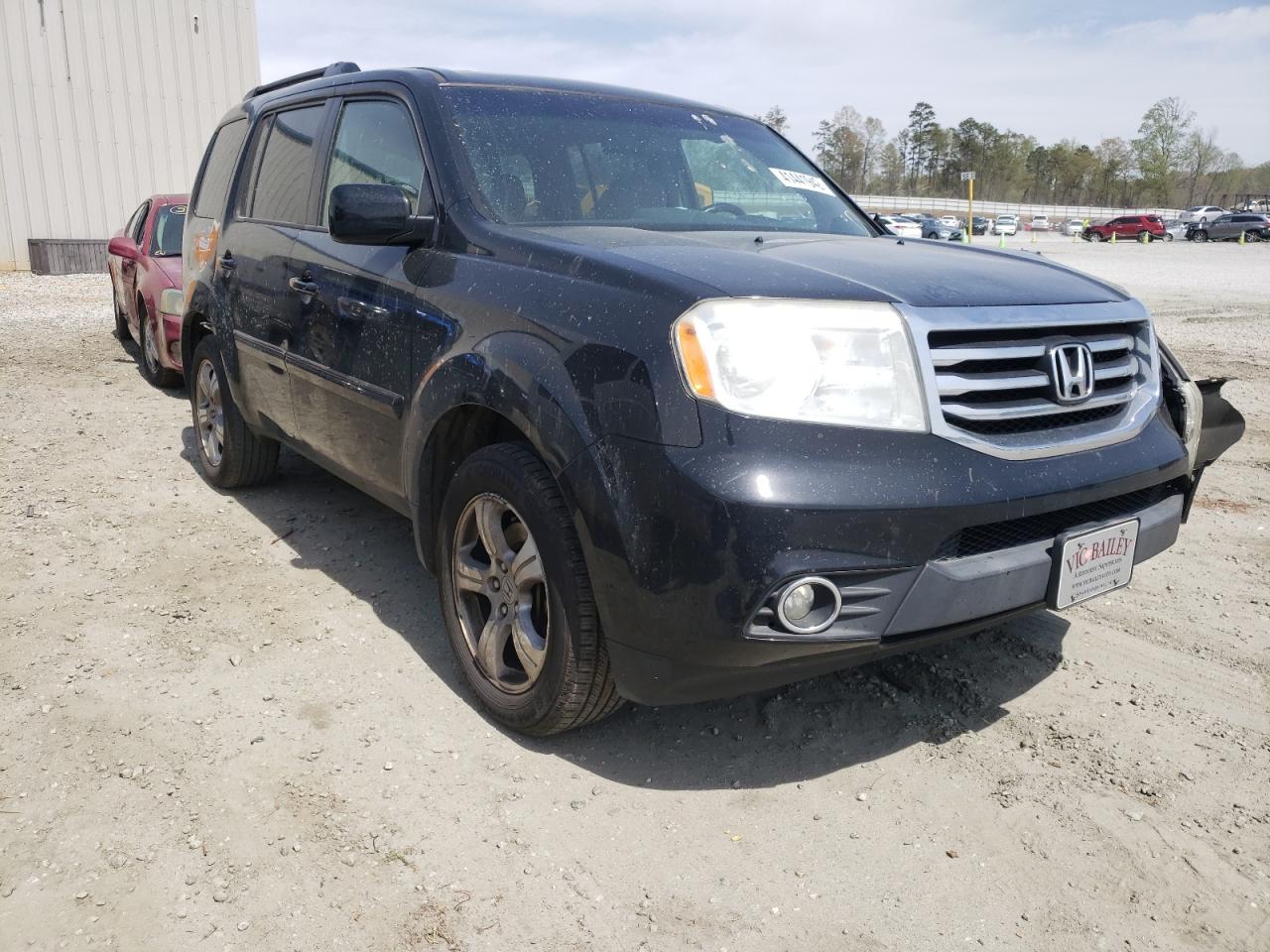 HONDA PILOT EXL 2012 with VIN 5FNYF3H54CB015187 - Photo from auction