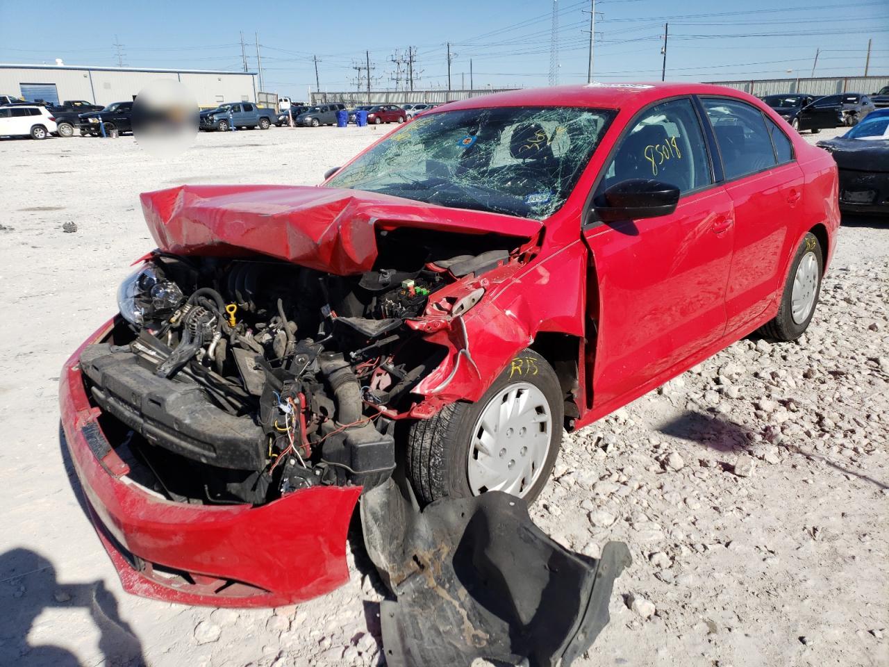 Photo 2 from auction – 2014 VOLKSWAGEN JETTA BASE with VIN 3VW1K7AJ0EM329913