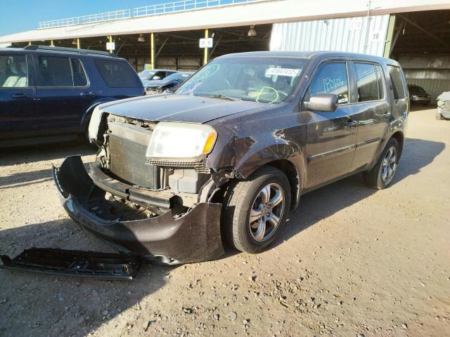 Photo 2 from auction – 2013 HONDA PILOT EXL with VIN 5FNYF3H57DB035080