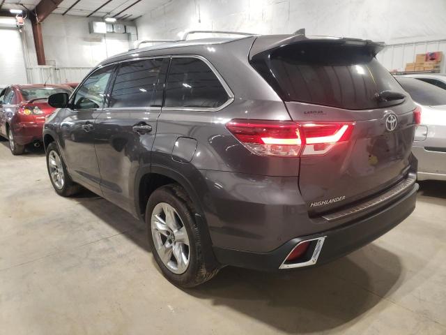 Photo 3 from auction – 2018 TOYOTA HIGHLANDER with VIN 5TDDZRFH2JS499696