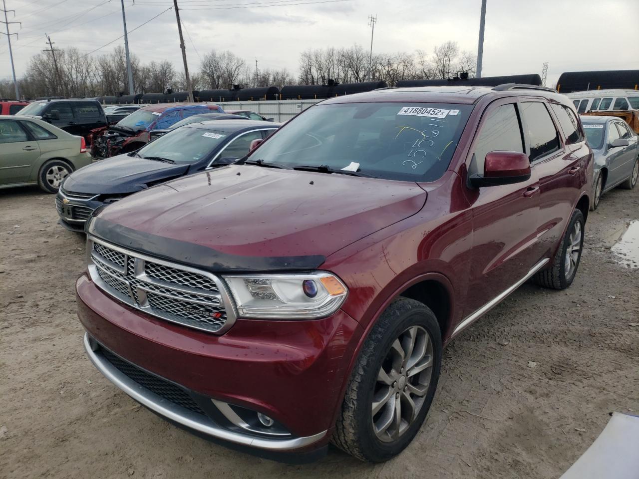 Photo 2 from auction – 2018 DODGE DURANGO SX with VIN 1C4RDJAG1JC255611