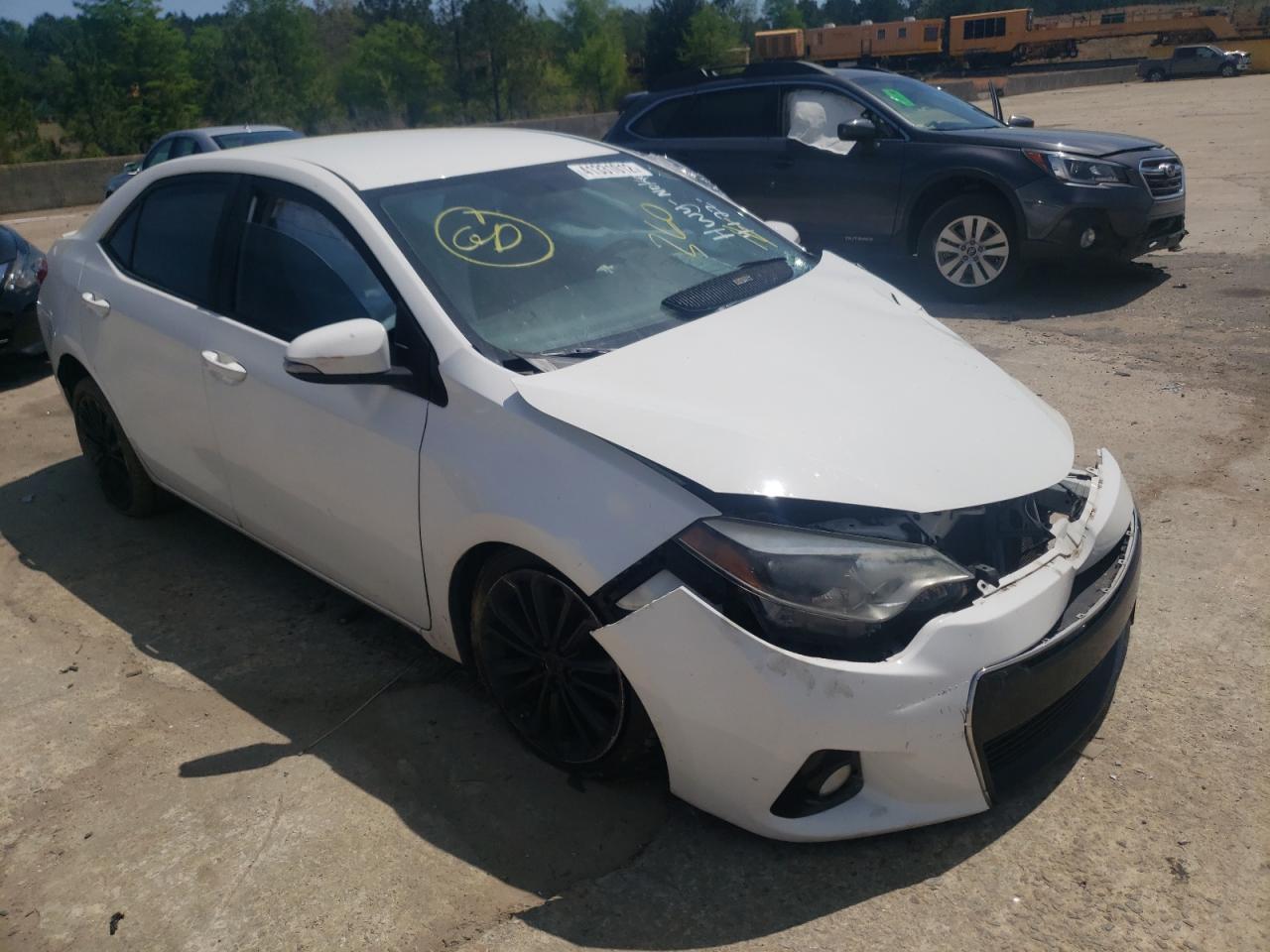 TOYOTA COROLLA L 2016 with VIN 2T1BURHE5GC585644 - Photo from auction