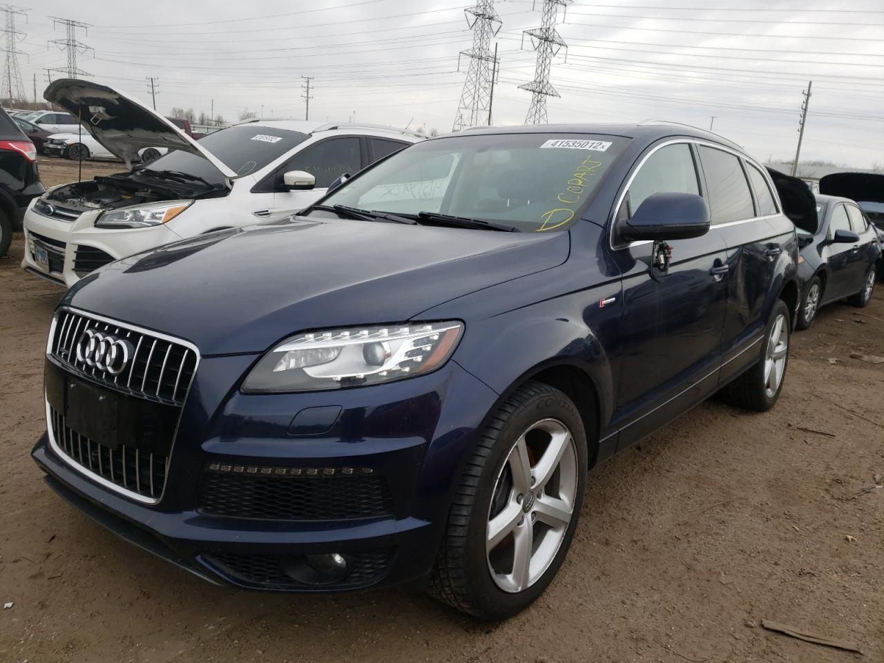 Photo 2 from auction – 2014 AUDI Q7 PRESTIG with VIN WA1DGAFE3ED005273