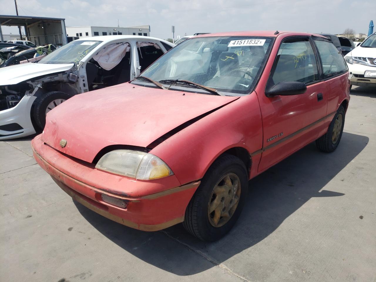 Photo 2 from auction – 1991 GEO METRO BASE with VIN 2C1MR2461M6817196