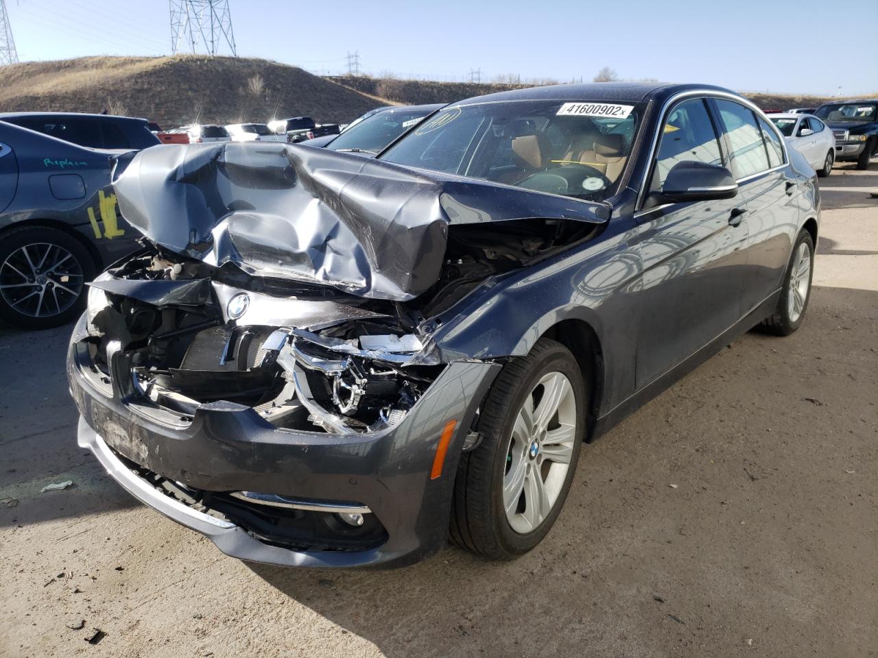 Photo 2 from auction – 2017 BMW 330 XI with VIN WBA8D9C51HK677543
