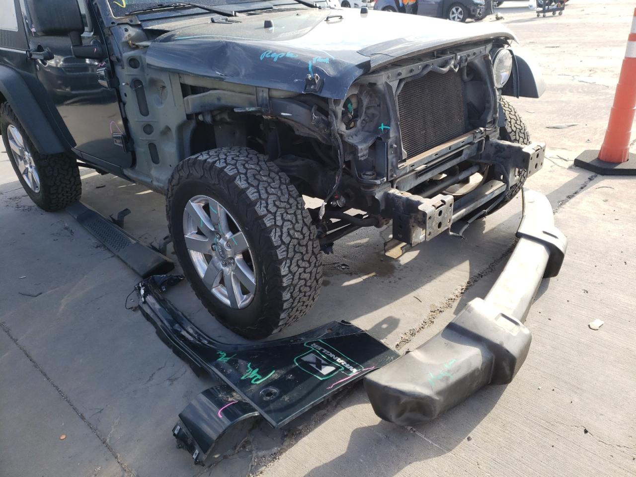 Photo 9 from auction – 2008 JEEP WRANGLER X with VIN 1J4FA24108L541995