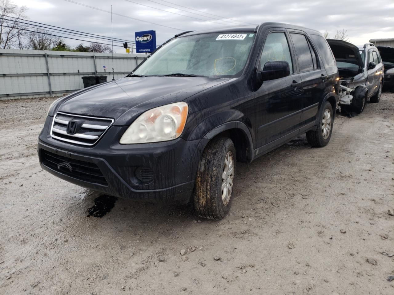 Photo 2 from auction – 2005 HONDA CR-V EX with VIN JHLRD78895C035563