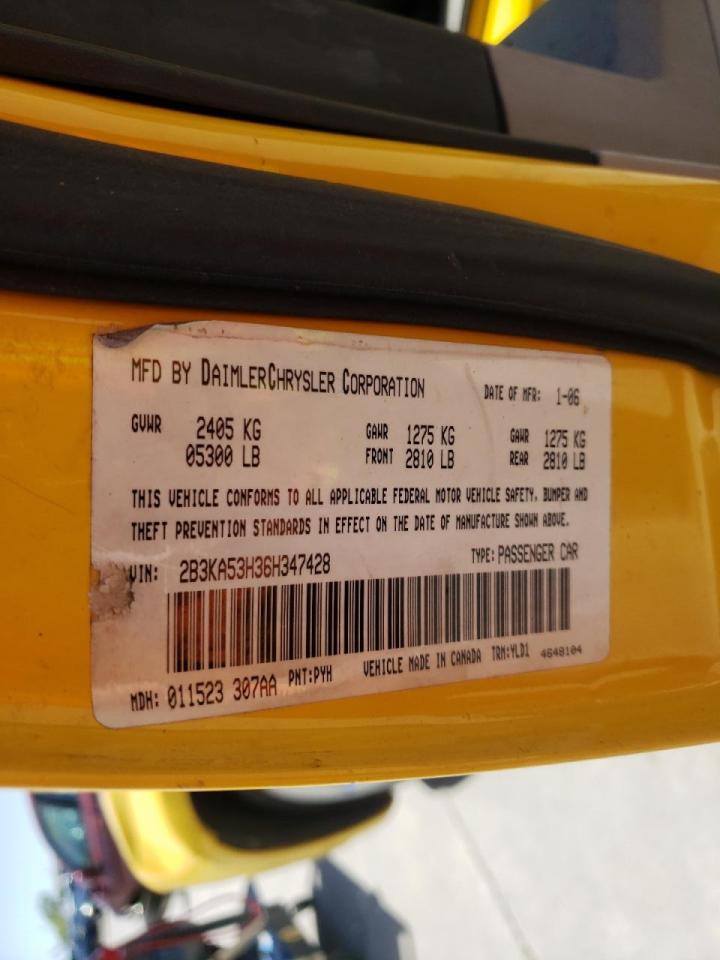 Photo 10 from auction – 2006 DODGE CHARGER R/ with VIN 2B3KA53H36H347428