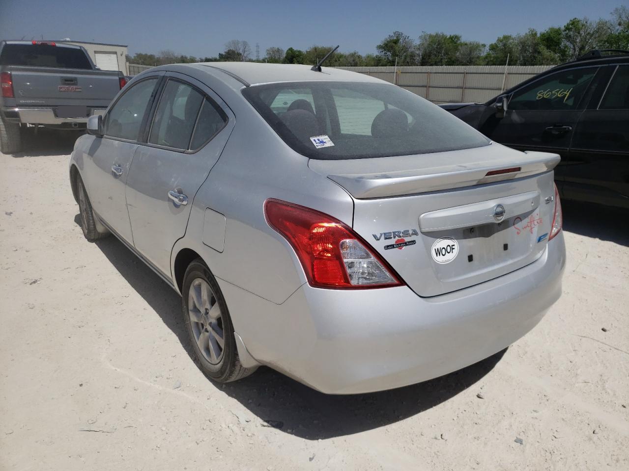 Photo 3 from auction – 2014 NISSAN VERSA S with VIN 3N1CN7AP5EL809946