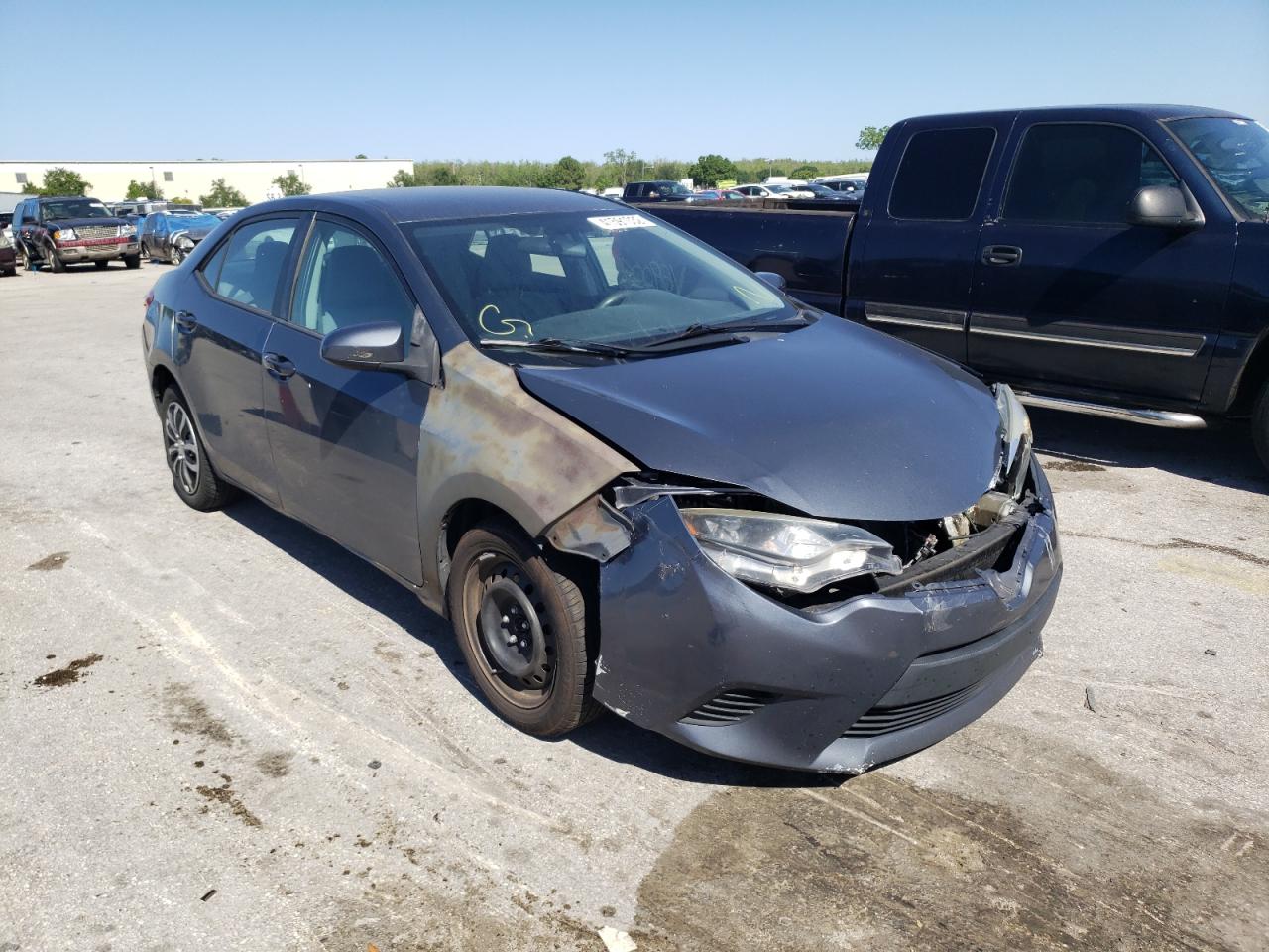 TOYOTA COROLLA L 2014 with VIN 5YFBURHE2EP134197 - Photo from auction