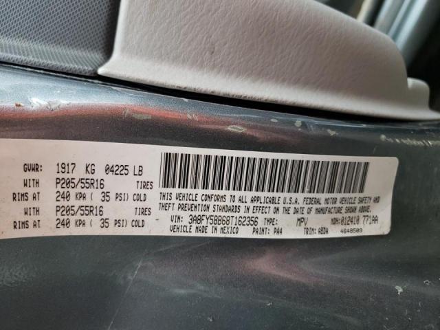 Photo 10 from auction – 2008 CHRYSLER PT CRUISER with VIN 3A8FY58B68T162356