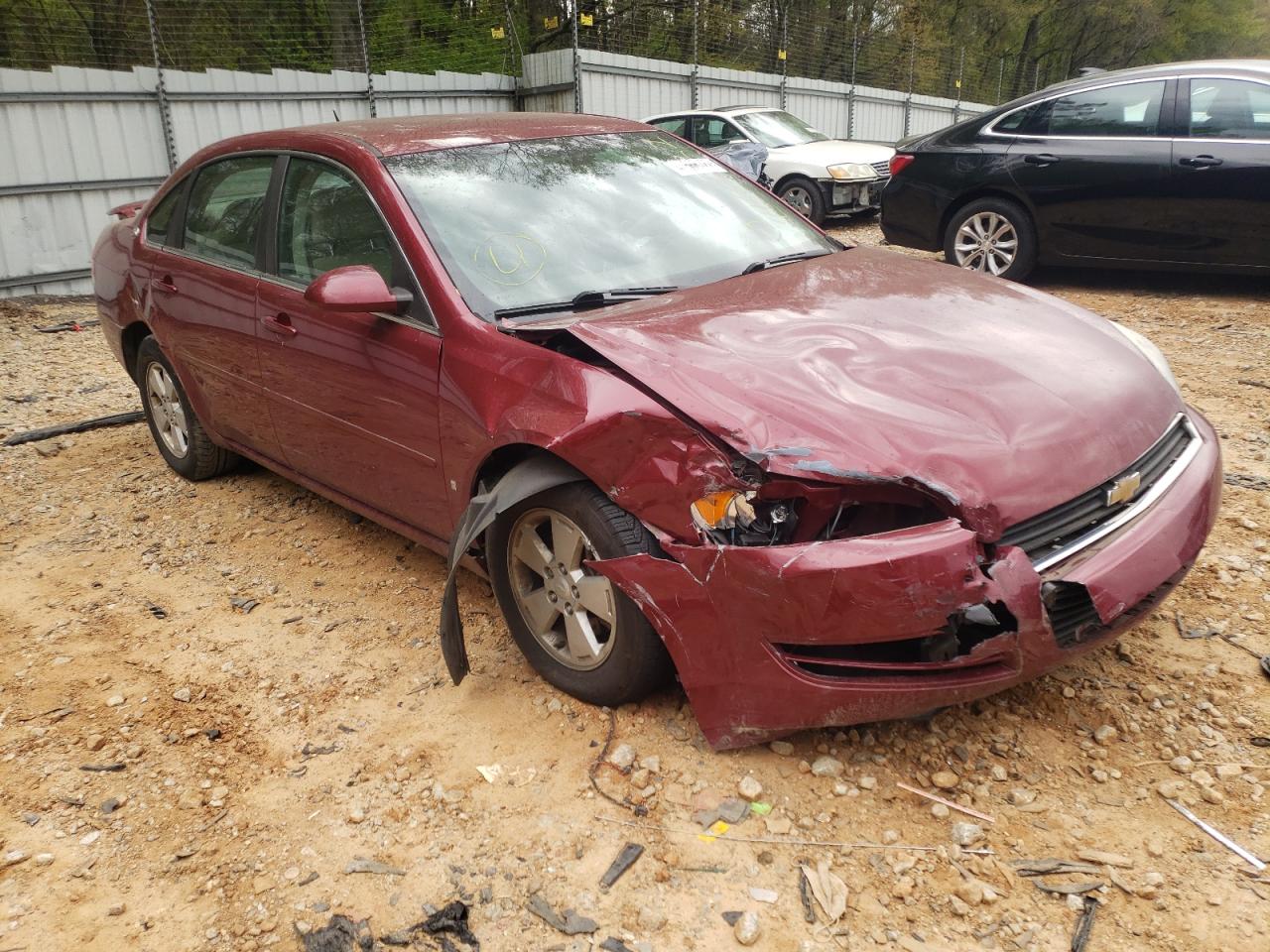 CHEVROLET IMPALA LT 2008 with VIN 2G1WT58K481346937 - Photo from auction
