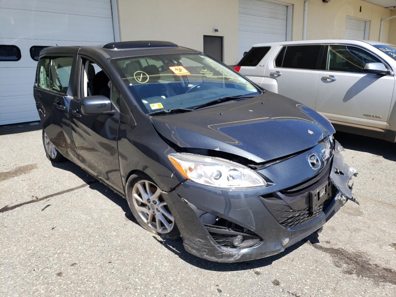 MAZDA 5 2012 with VIN JM1CW2DL6C0132048 - Photo from auction