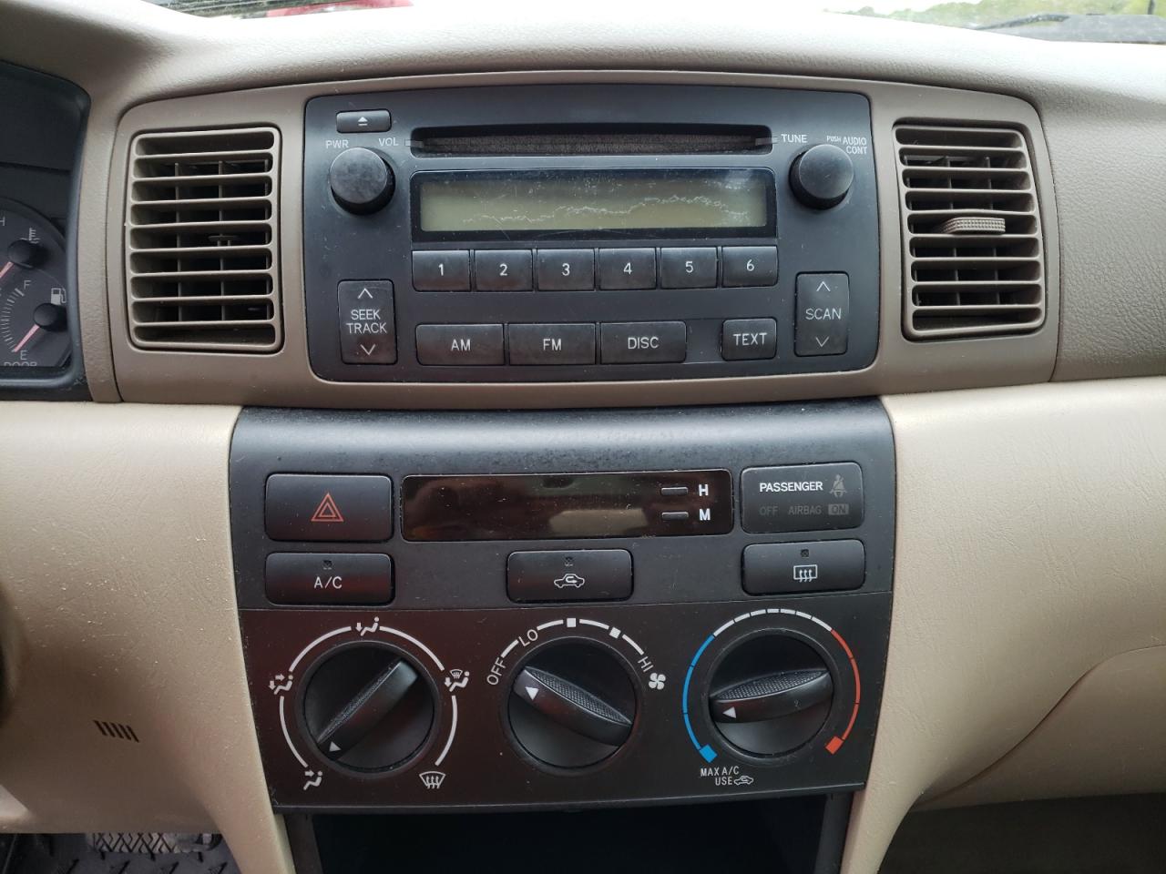 Photo 9 from auction – 2005 TOYOTA COROLLA CE with VIN 2T1BR32EX5C476438