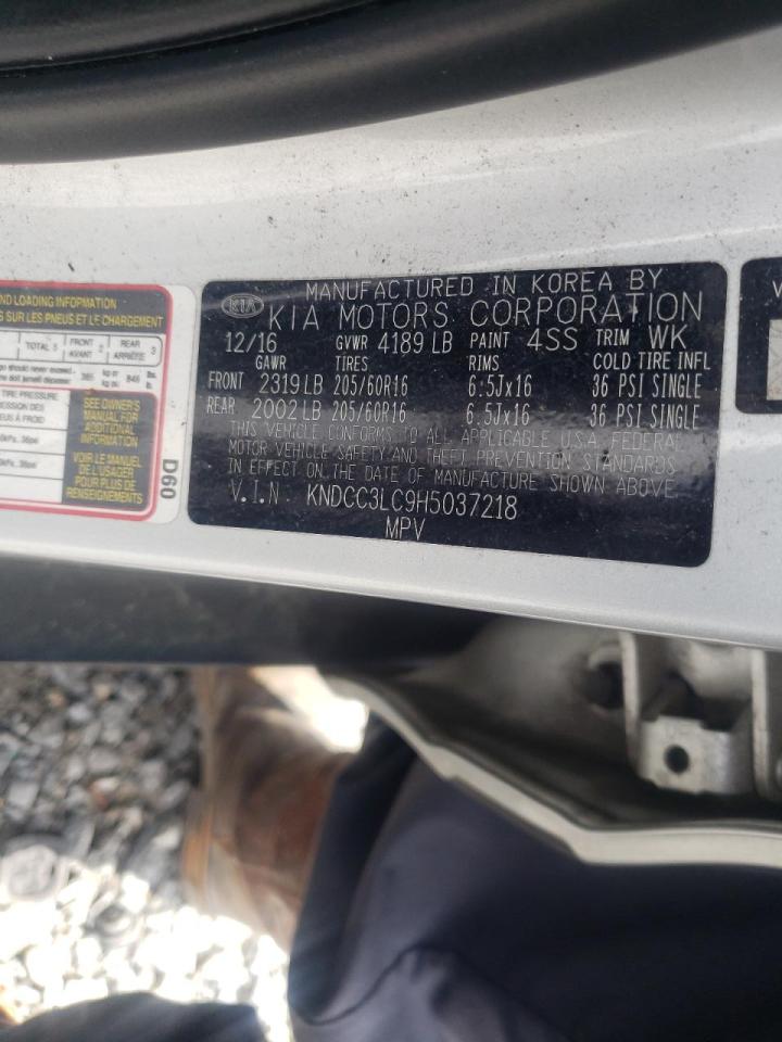 Photo 10 from auction – 2017 KIA NIRO EX with VIN KNDCC3LC9H5037218