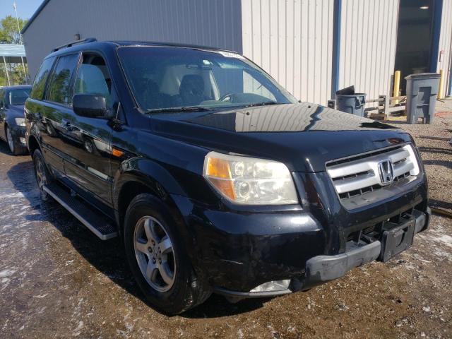HONDA PILOT EX 2007 with VIN 2HKYF18467H537368 - Photo from auction