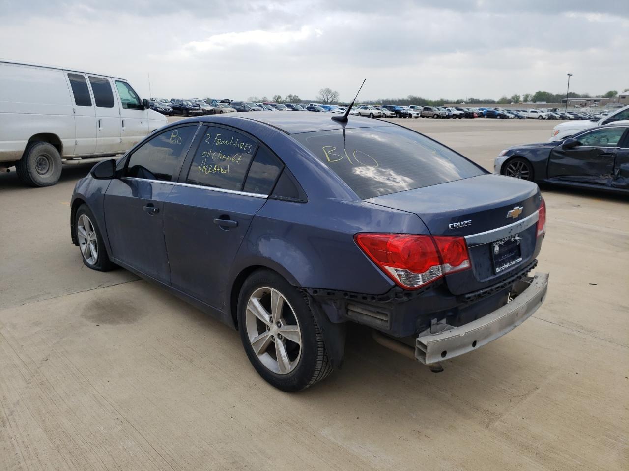 Photo 3 from auction – 2013 CHEVROLET CRUZE LT with VIN 1G1PC5SB2D7307922