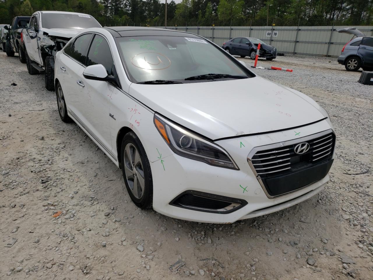 Photo 1 from auction – 2016 HYUNDAI SONATA HYB with VIN KMHE34L1XGA010091