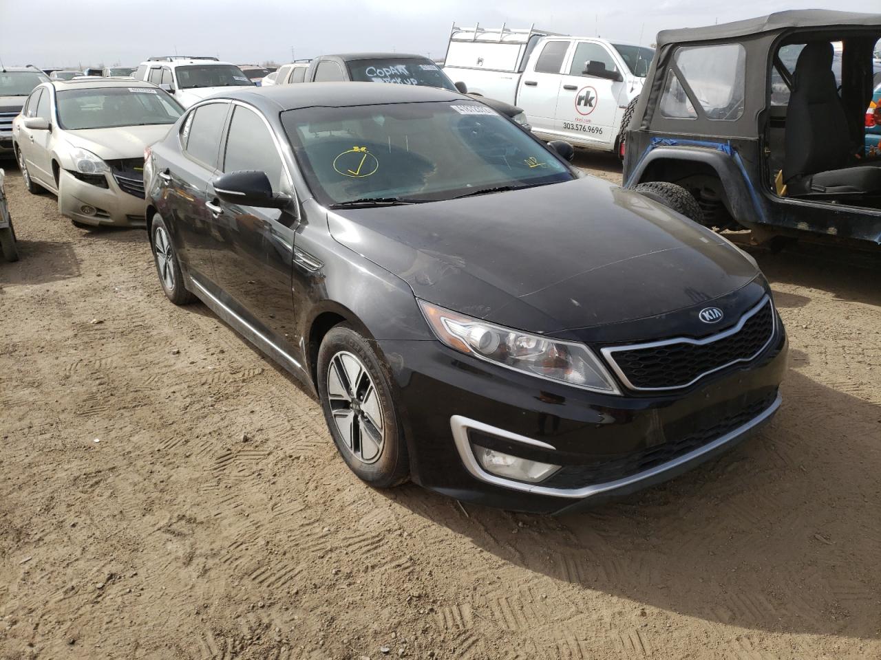 KIA OPTIMA HYB 2012 with VIN KNAGM4AD5C5021720 - Photo from auction
