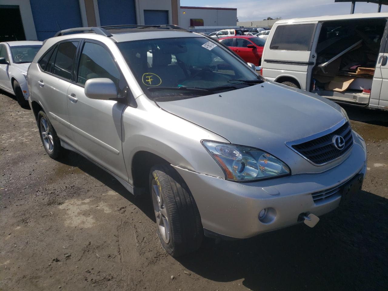 LEXUS RX 400H 2007 with VIN JTJGW31U272005129 - Photo from auction