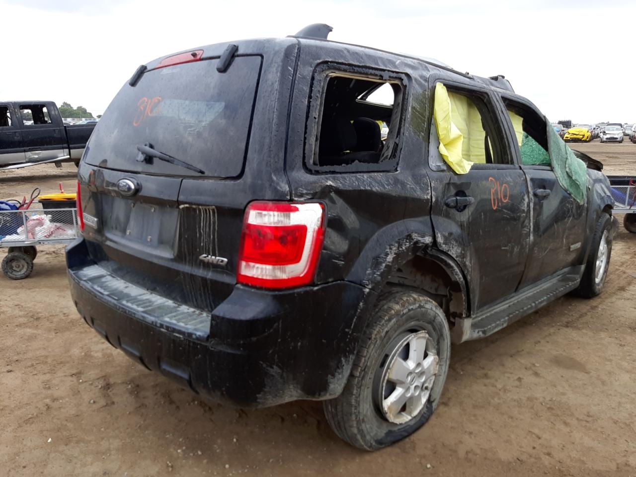 Photo 4 from auction – 2008 FORD ESCAPE XLT with VIN 1FMCU93178KE69298