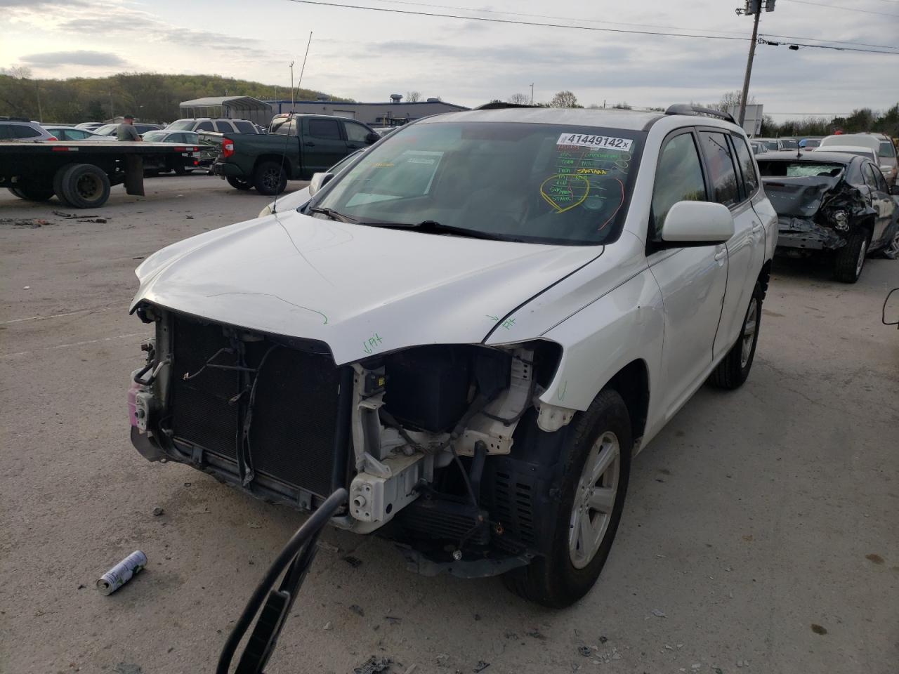Foto 2 de la subasta – 2010 TOYOTA HIGHLANDER con VIN 5TDZA3EH0AS007002