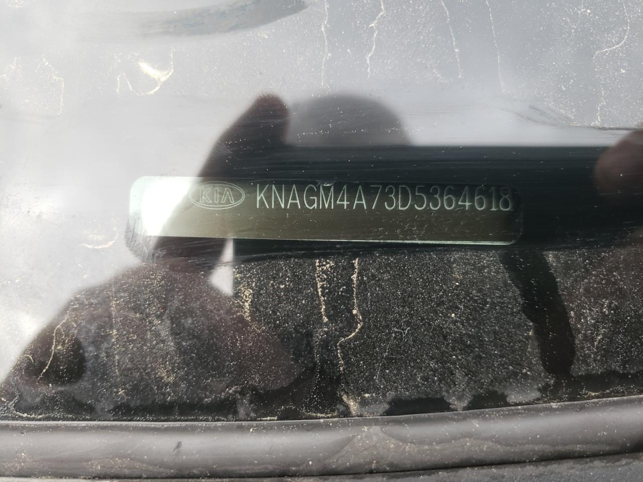 Photo 10 from auction – 2013 KIA OPTIMA LX with VIN KNAGM4A73D5364618