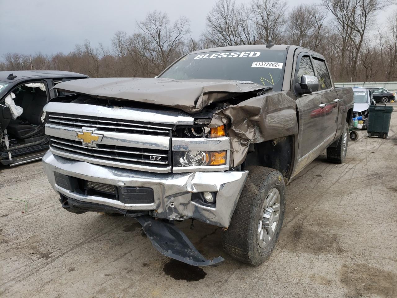 Photo 2 from auction – 2015 CHEVROLET SILVERADO with VIN 1GC1KWE82FF544523