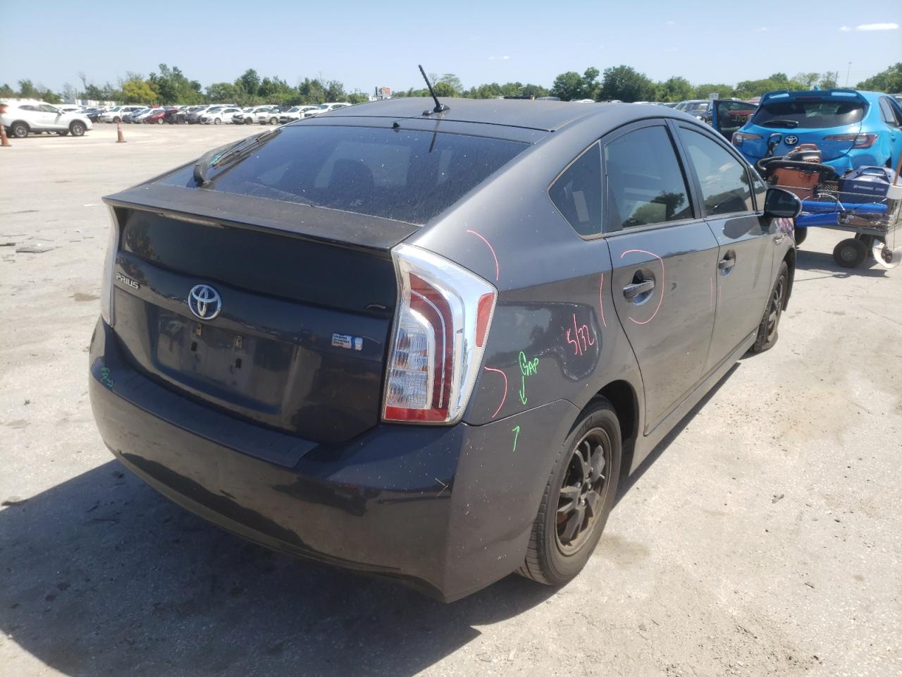 Photo 4 from auction – 2012 TOYOTA PRIUS with VIN JTDKN3DU3C1516683