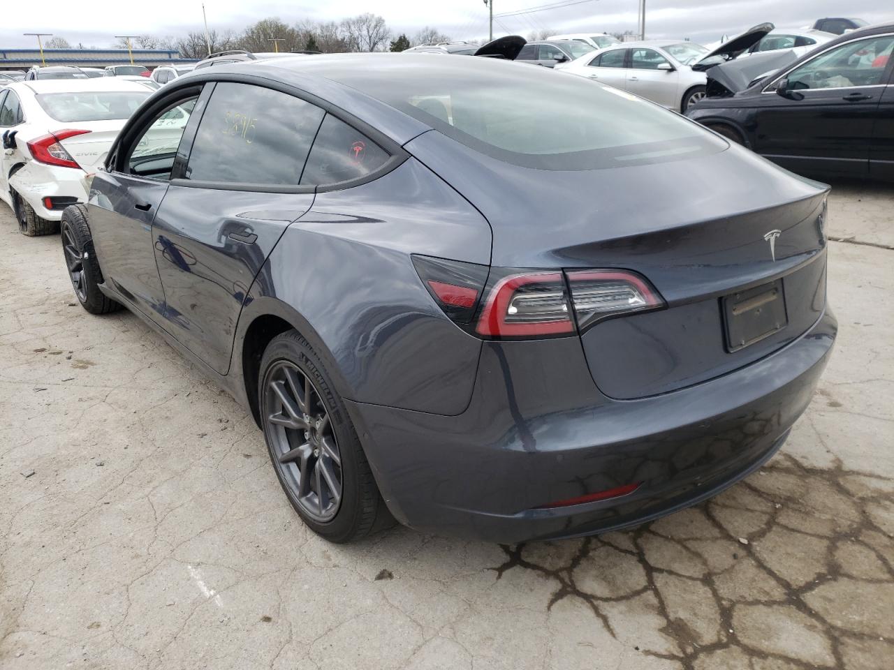 Photo 3 from auction – 2020 TESLA MODEL 3 with VIN 5YJ3E1EA4LF596967