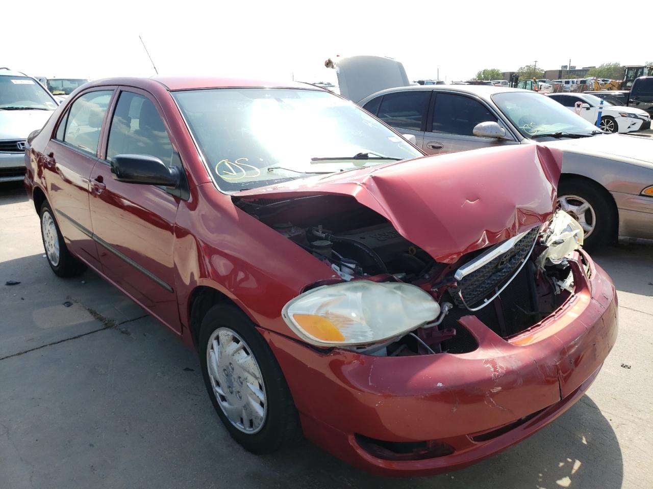 TOYOTA COROLLA CE 2007 with VIN JTDBR32E770115763 - Photo from auction