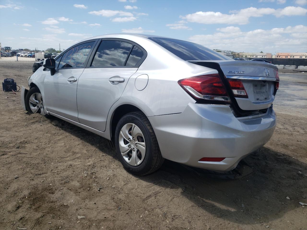 Photo 3 from auction – 2013 HONDA CIVIC LX with VIN 19XFB2F51DE088265